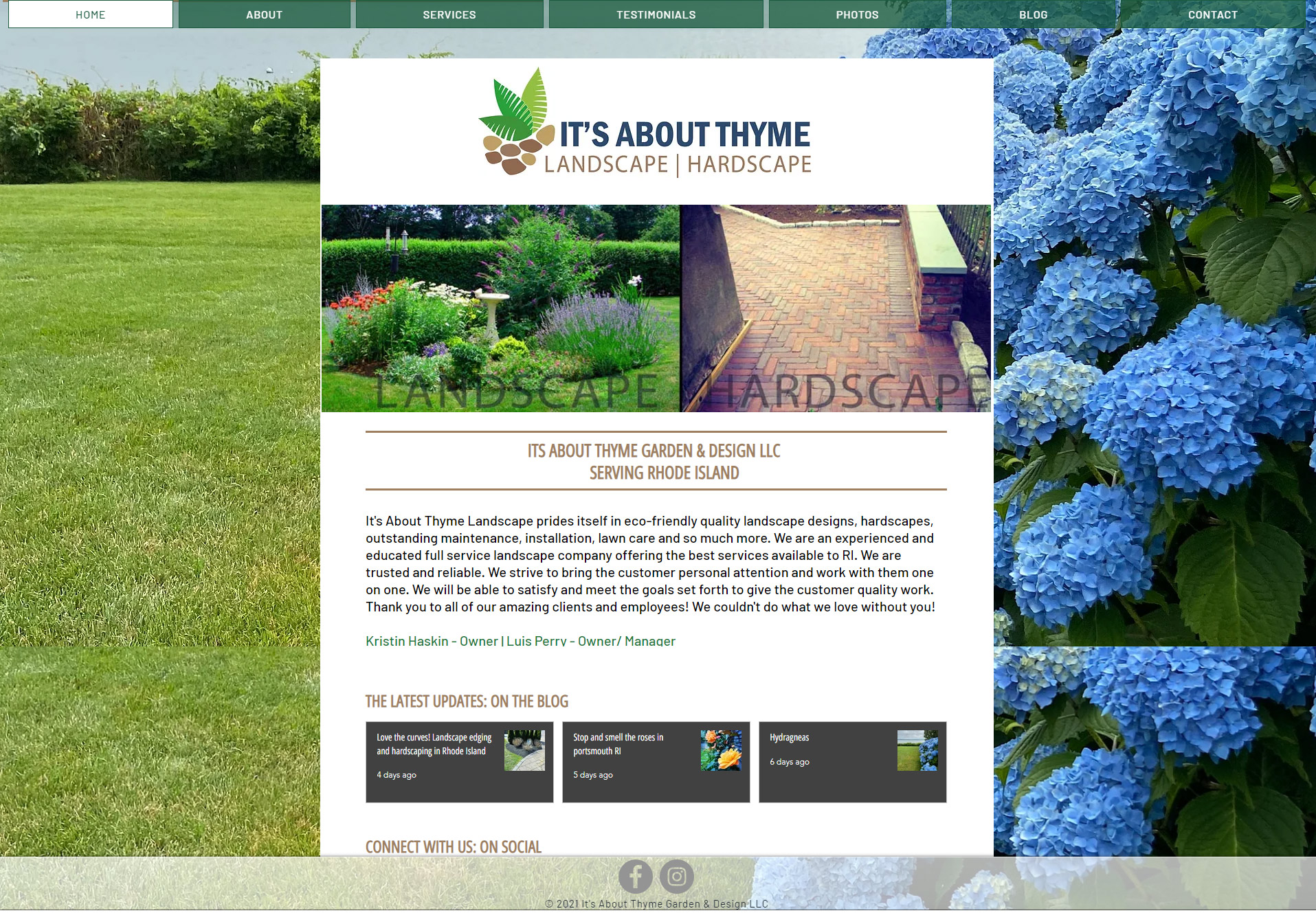 It’s About Thyme Garden & Design launches new identity and new mobile web presence